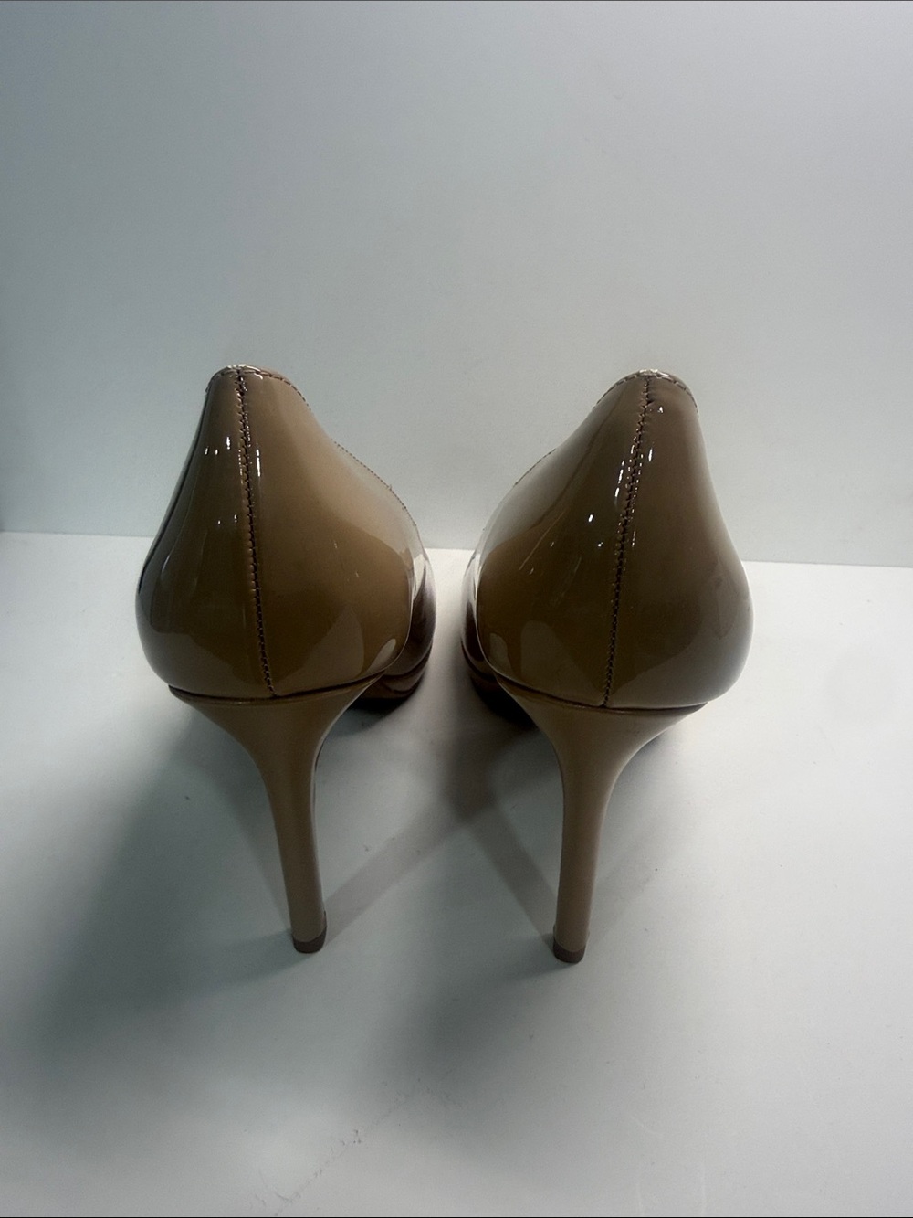 LC LAUREN CONRAD Nude Patent Stiletto Pumps Zise 10 - Picture 5 of 10